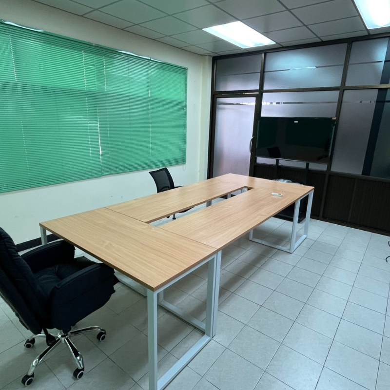 โต๊ะประชุม สีบีช ขนาด W300xD135xH75 ซม.