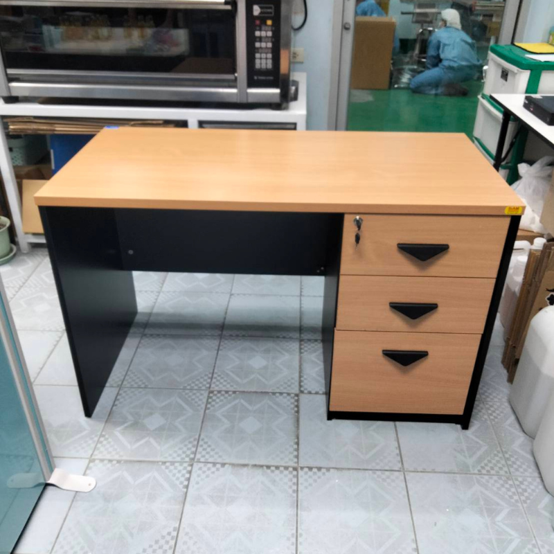 ST 120A โต๊ะทำงาน 3 ลิ้นชัก  ขนาด120x60x75 ซม.